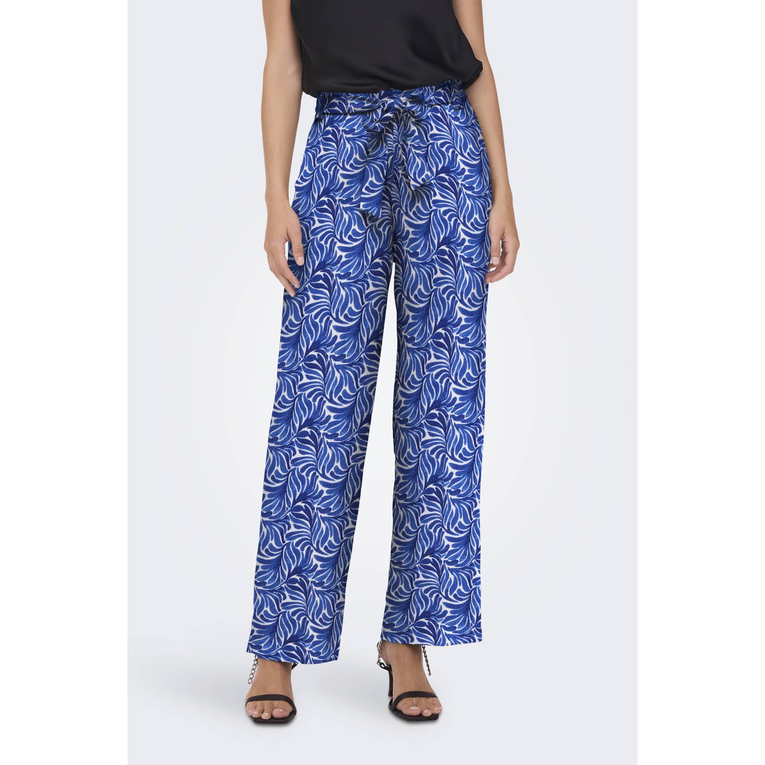 ONLY regular waist palazzo broek