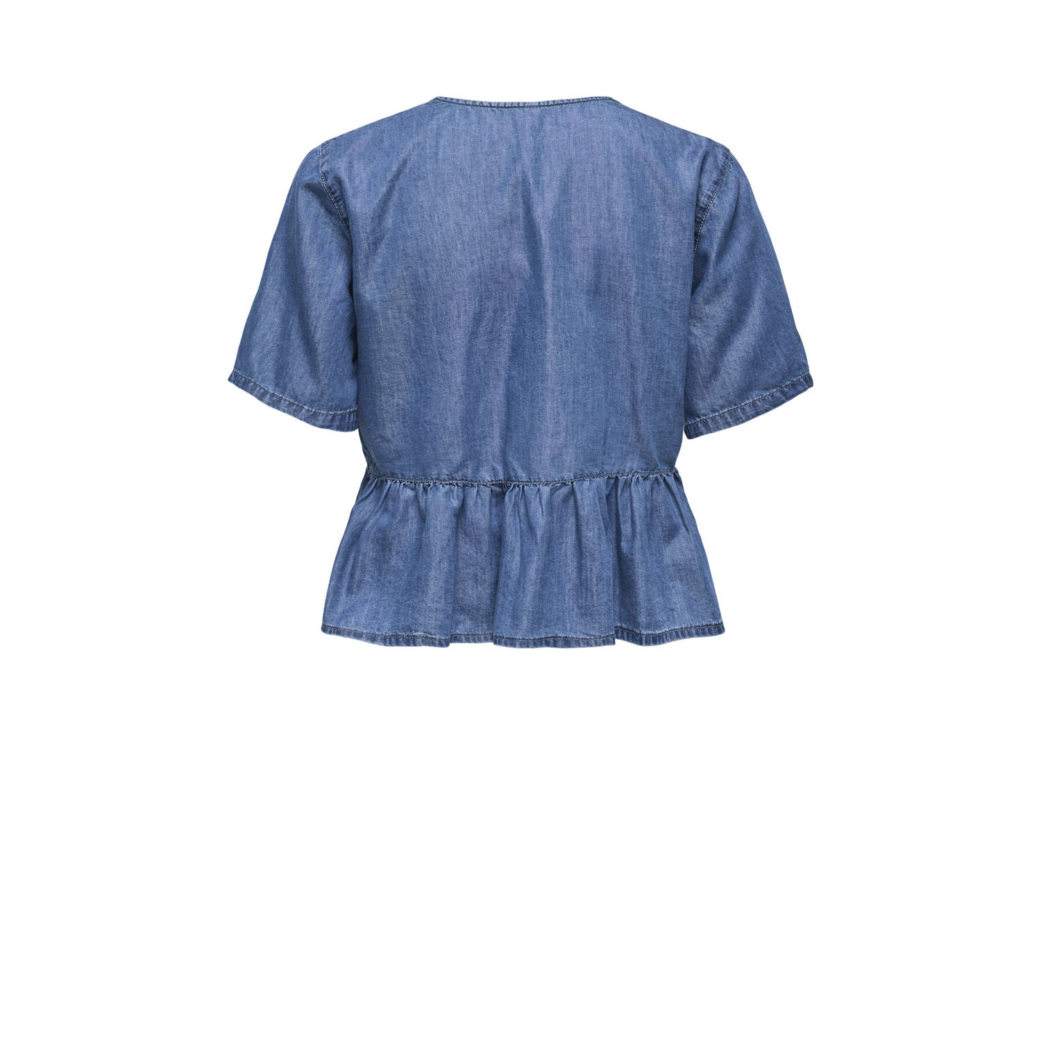 ONLY blouse medium blue denim