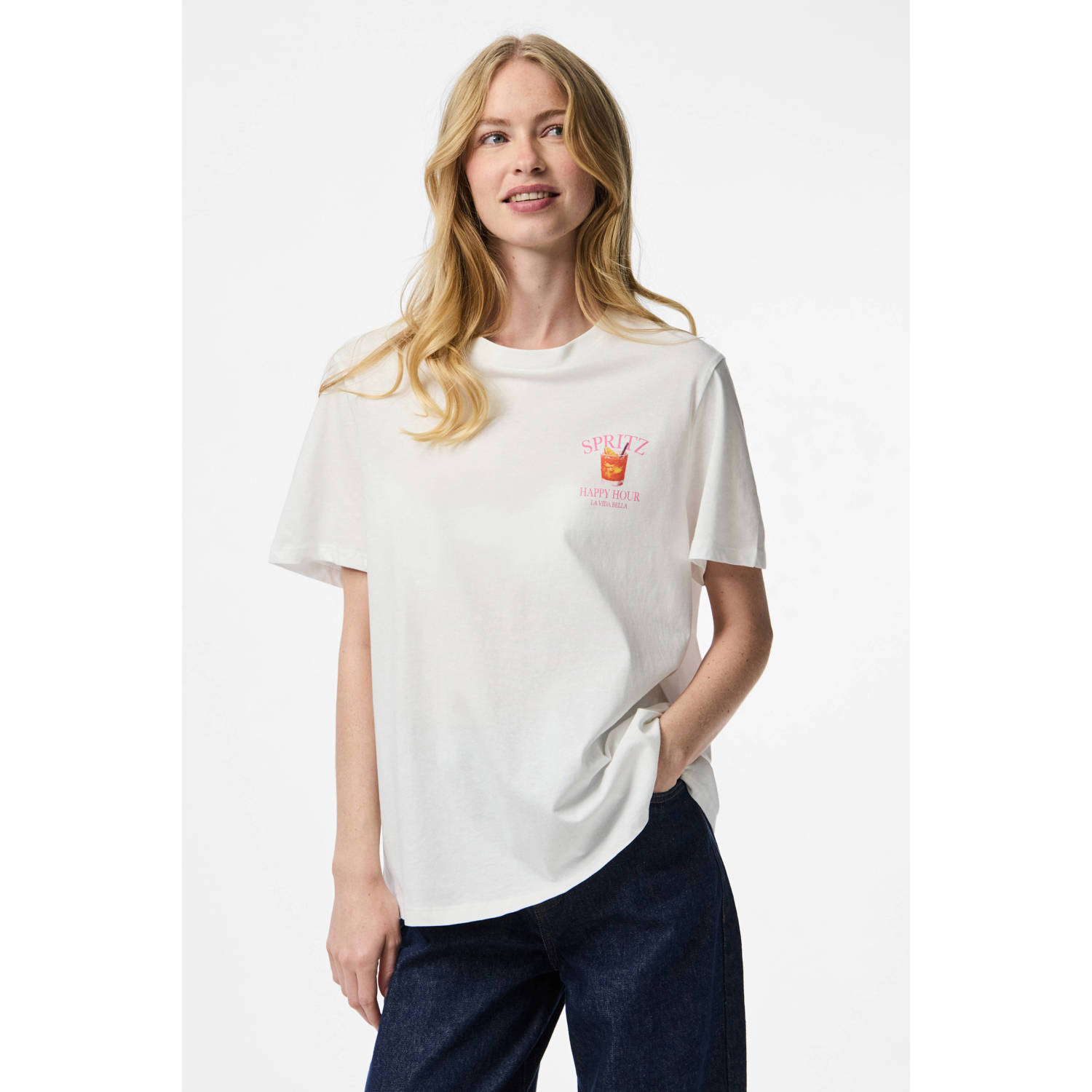 PIECES T-shirt wit