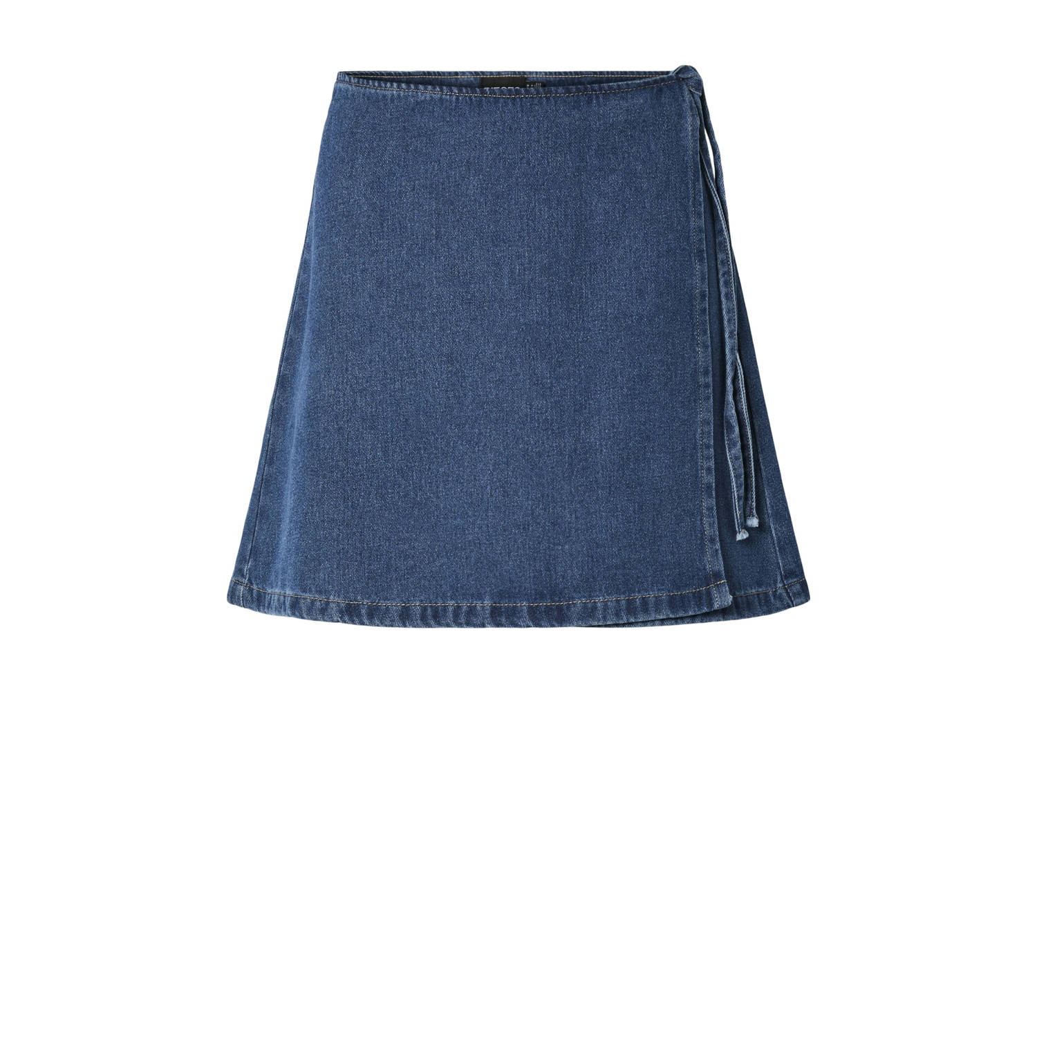 PIECES denim spijkerrok dark blue denim
