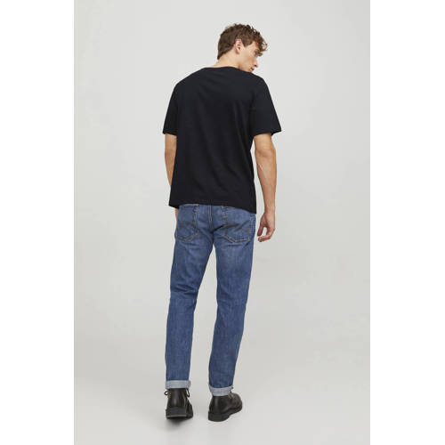 JACK & JONES ESSENTIALS regular fit T-shirt JJECORP zwart afbeelding