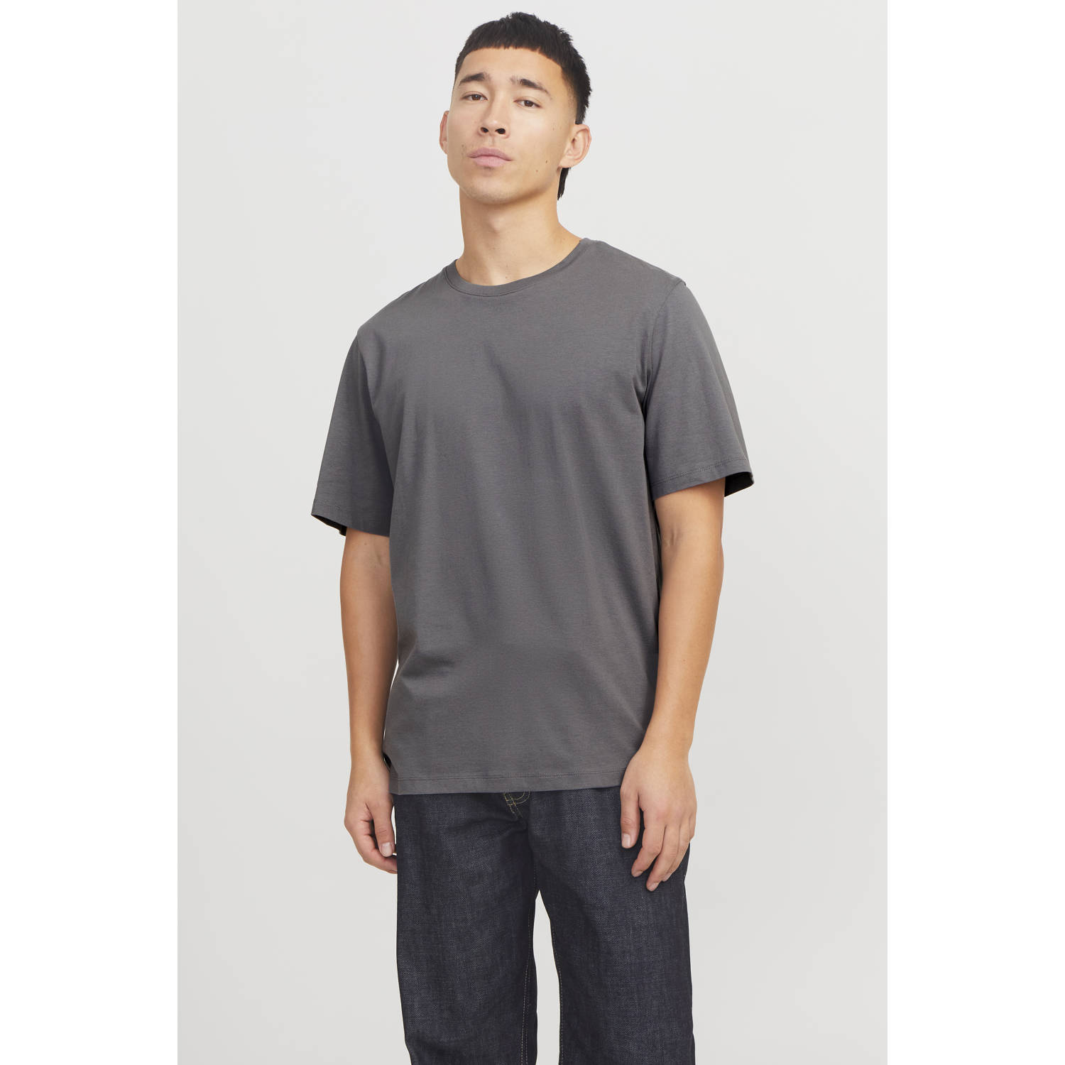 Jack & Jones Shirt met ronde hals JJEORGANIC BASIC TEE SS O-NECK NOOS