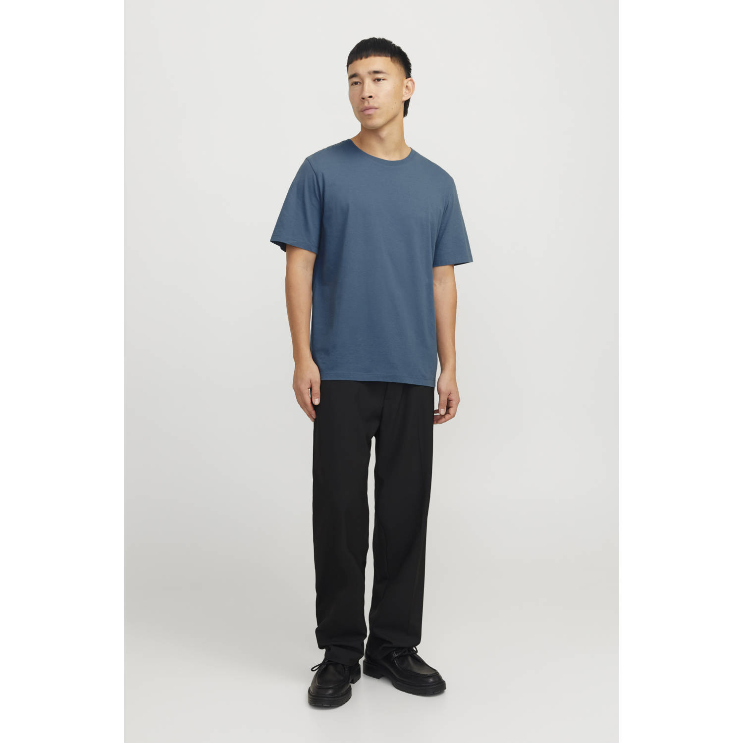 JACK & JONES ESSENTIALS regular fit T-shirt JJEORGANIC oceanview