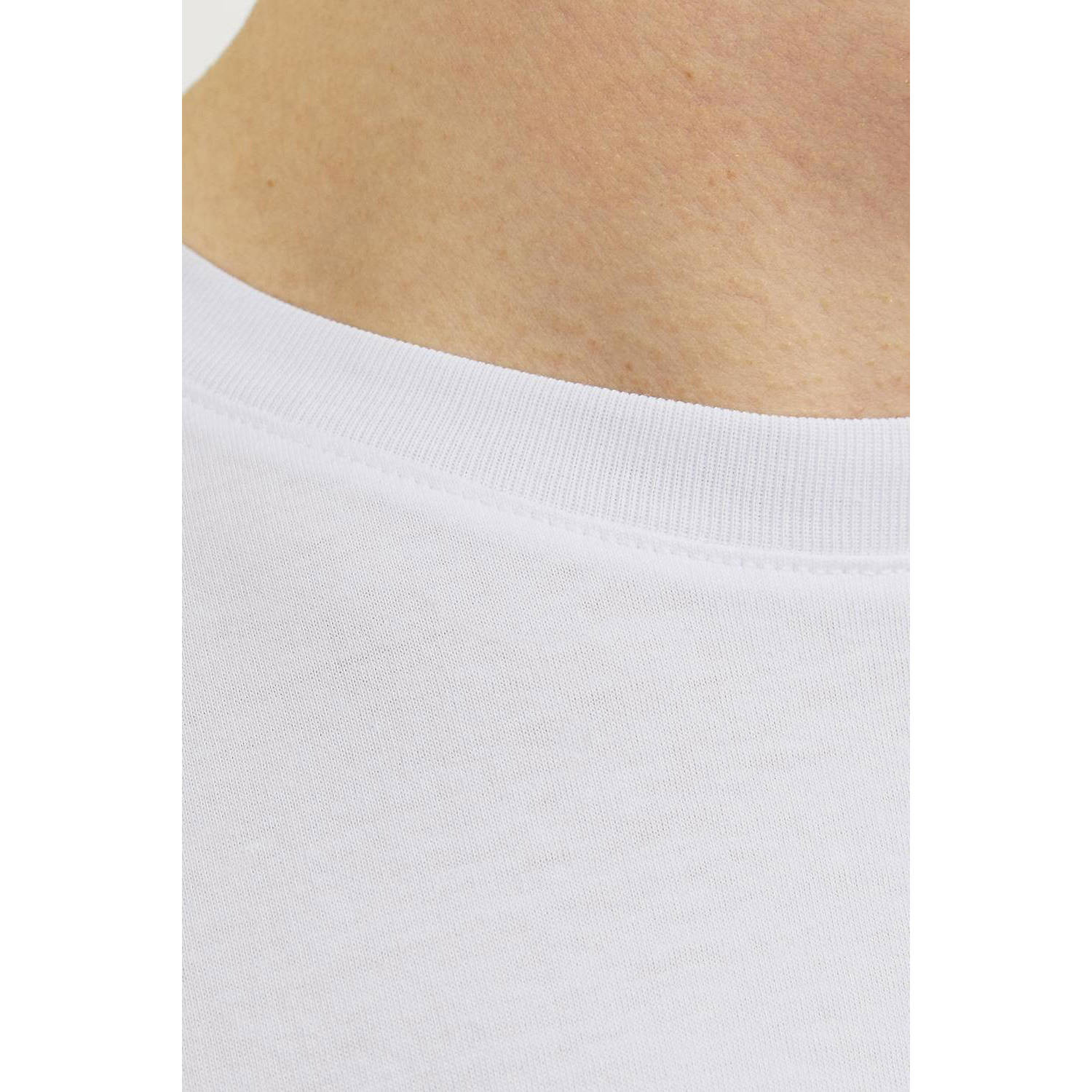 JACK & JONES ESSENTIALS regular fit T-shirt JJECORP wit