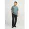 JACK & JONES ESSENTIALS regular fit T-shirt JJEORGANIC turquoise