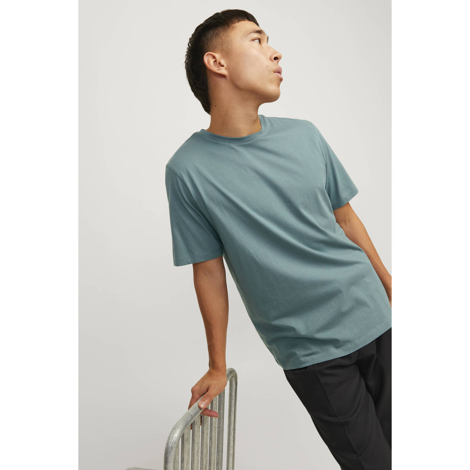 Jack & Jones Shirt met ronde hals JJEORGANIC BASIC TEE SS O-NECK NOOS