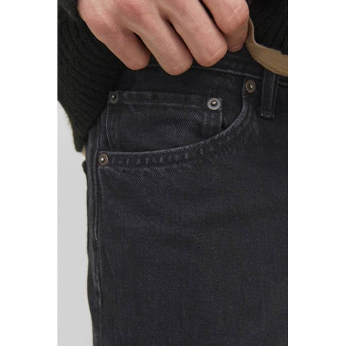 JACK & JONES JEANS INTELLIGENCE JJIALEX JJORIGINAL baggy fit jeans black denim afbeelding