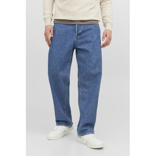 JACK & JONES JEANS INTELLIGENCE JJIALEX JJORIGINAL baggy fit jeans blue denim afbeelding