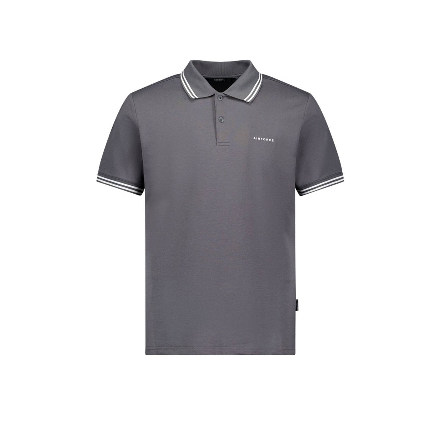 Airforce regular polo grijs