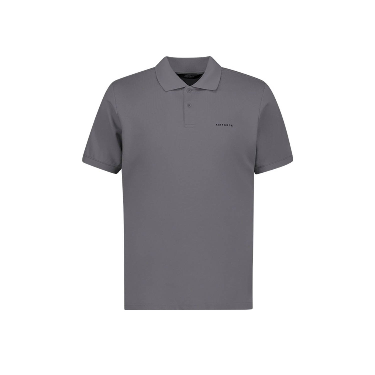 Airforce regular polo grijs