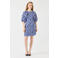 YAS cocktailjurk donkerblauw