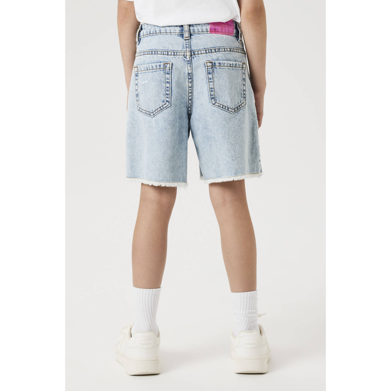 NAME IT KIDS denim wide leg short light blue denim