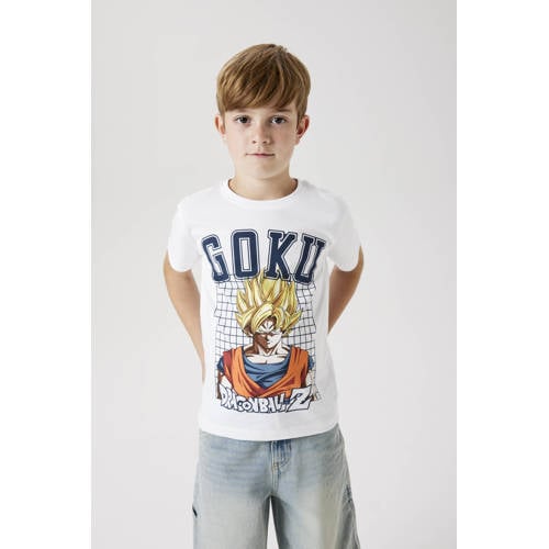 NAME IT KIDS Dragonball T-shirt wit afbeelding