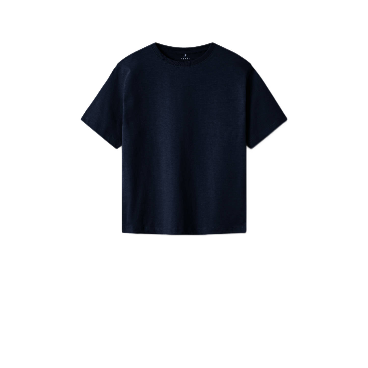 NAME IT KIDS T-shirt set van 3 donkerblauw beige wit