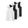 NAME IT KIDS hemd - zwart/wit (set van 4)
