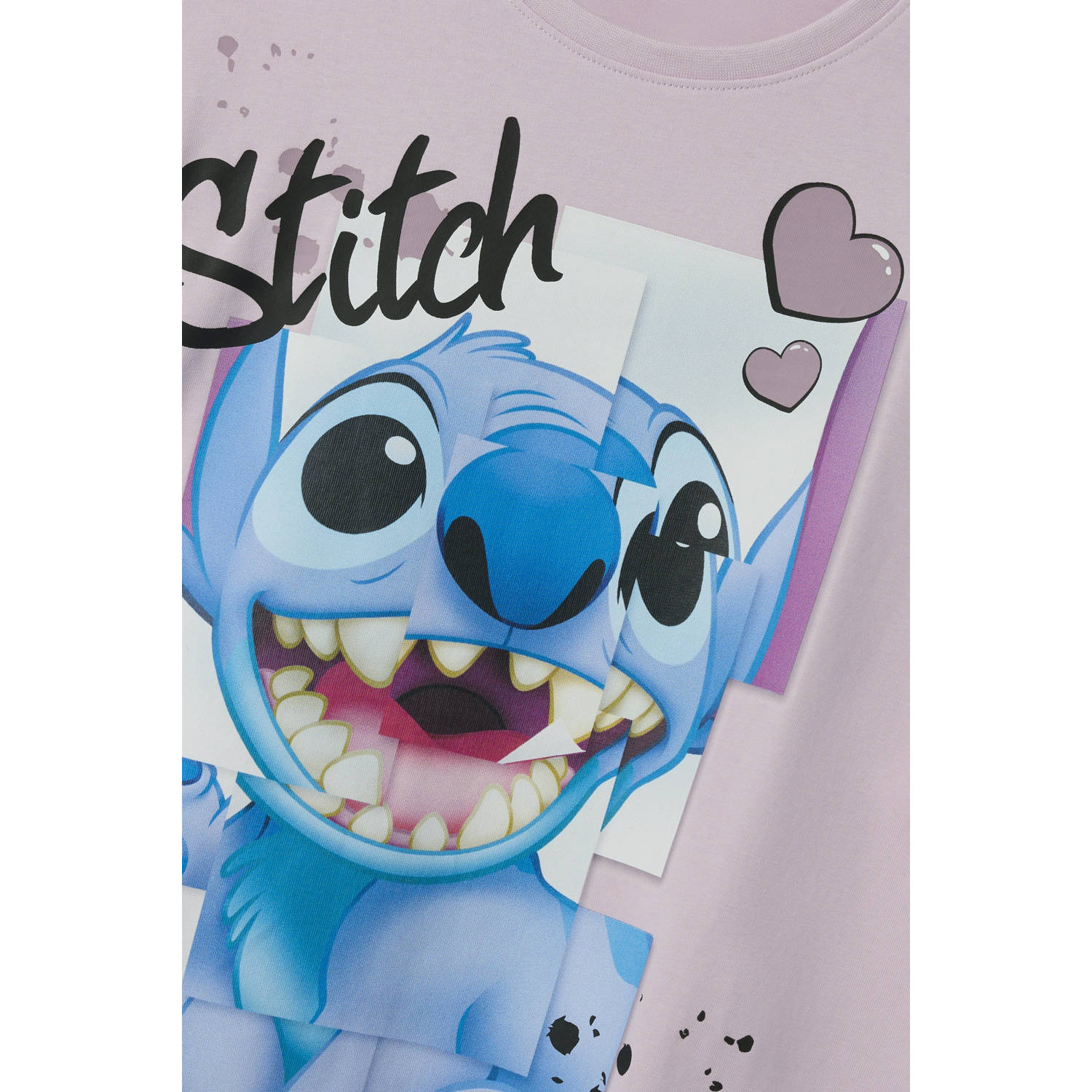 NAME IT KIDS Lilo & Stitch T-shirt lila