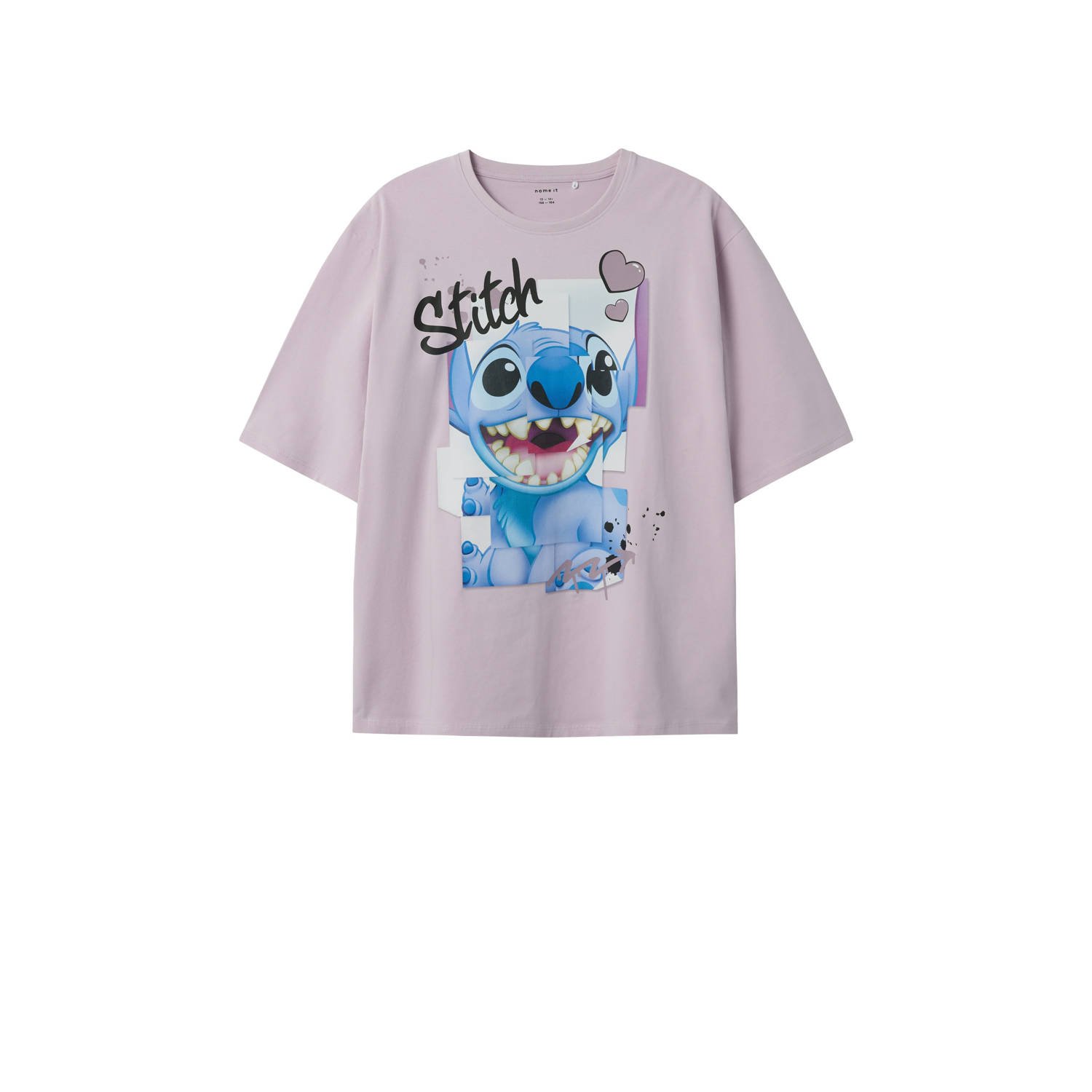 NAME IT KIDS Lilo & Stitch T-shirt lila