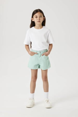 mom casual short mintgroen