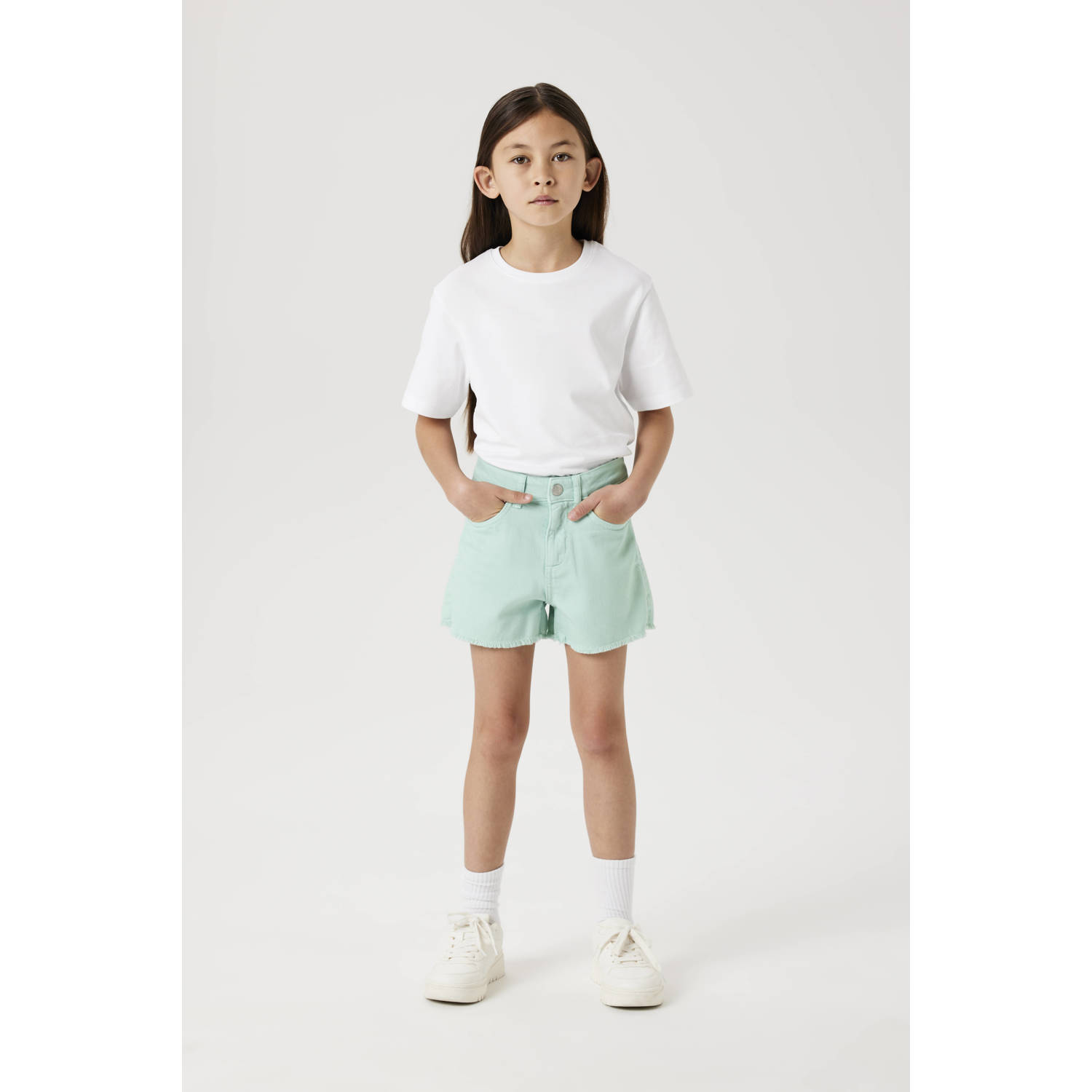 NAME IT KIDS mom casual short mintgroen