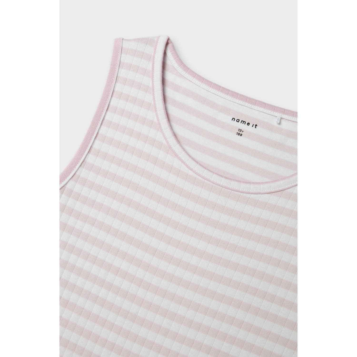 NAME IT KIDS maxi jurk lichtroze