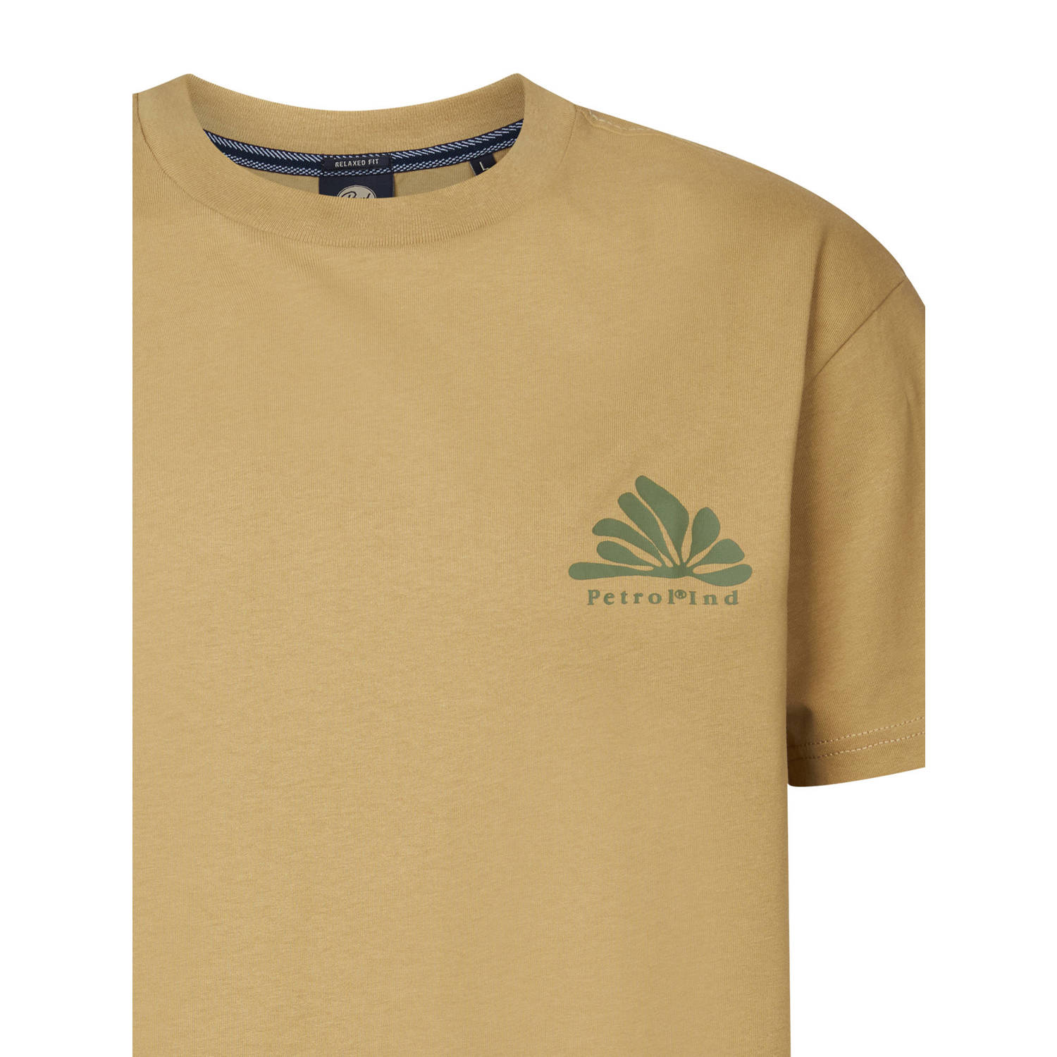 Petrol Industries T-shirt lichtbruin
