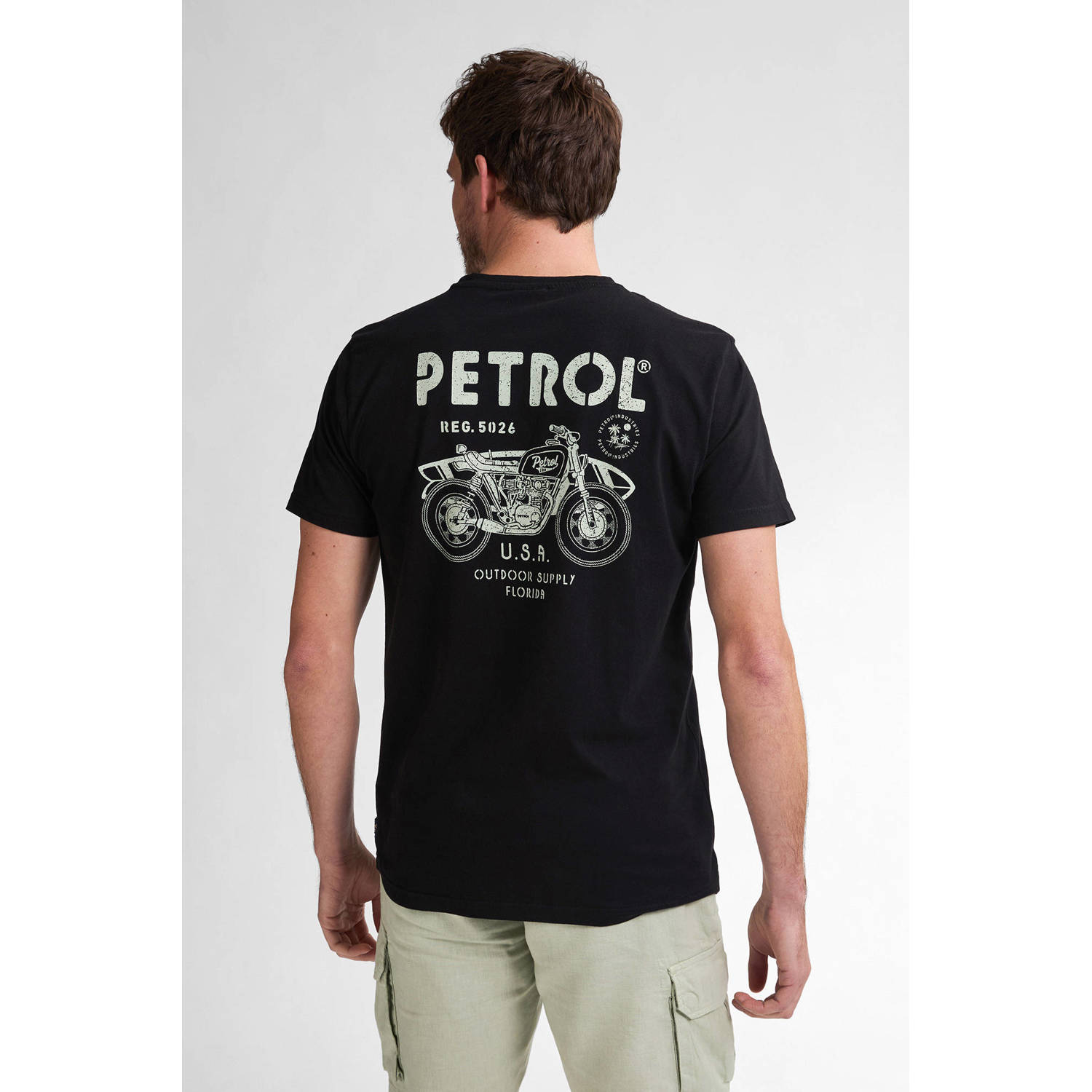 Petrol Industries T-shirt zwart