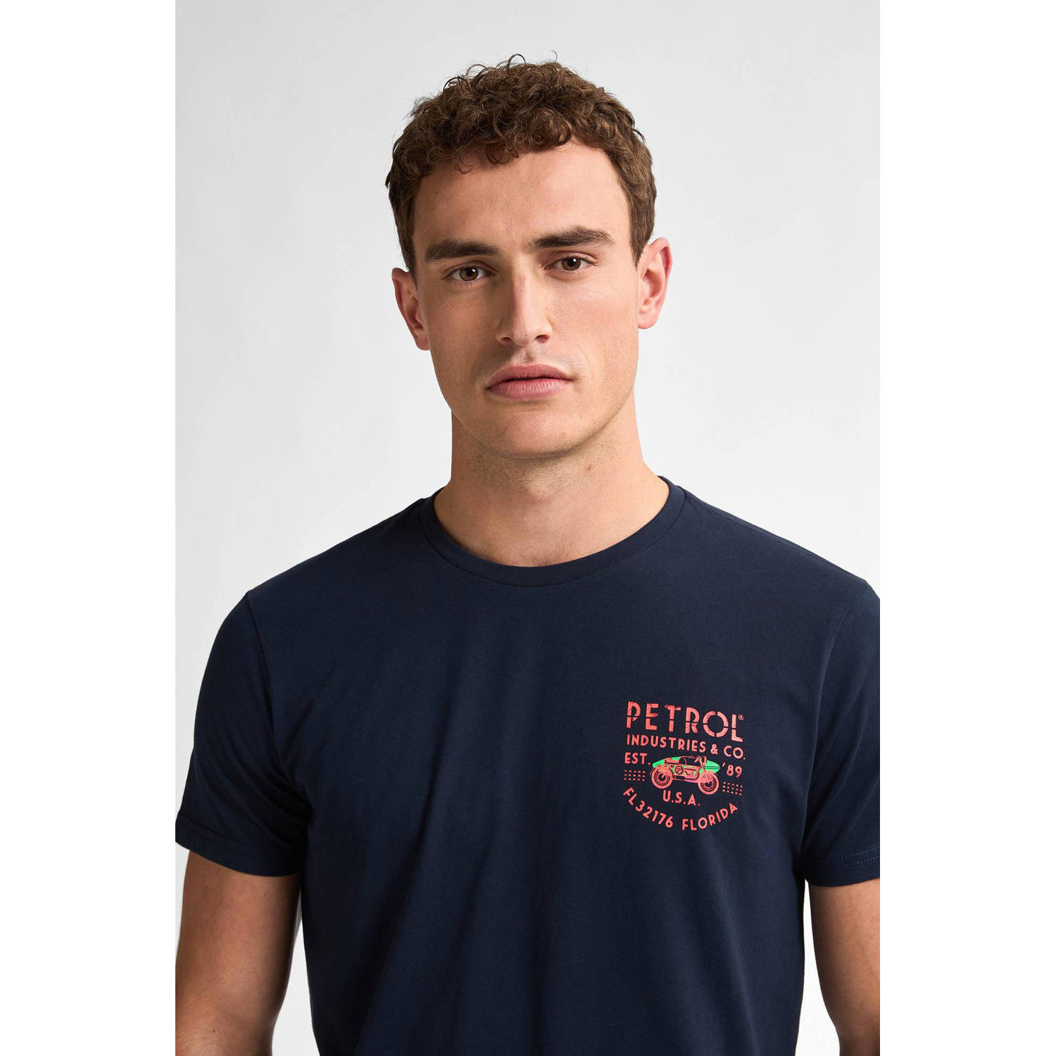 Petrol Industries T-shirt blauw