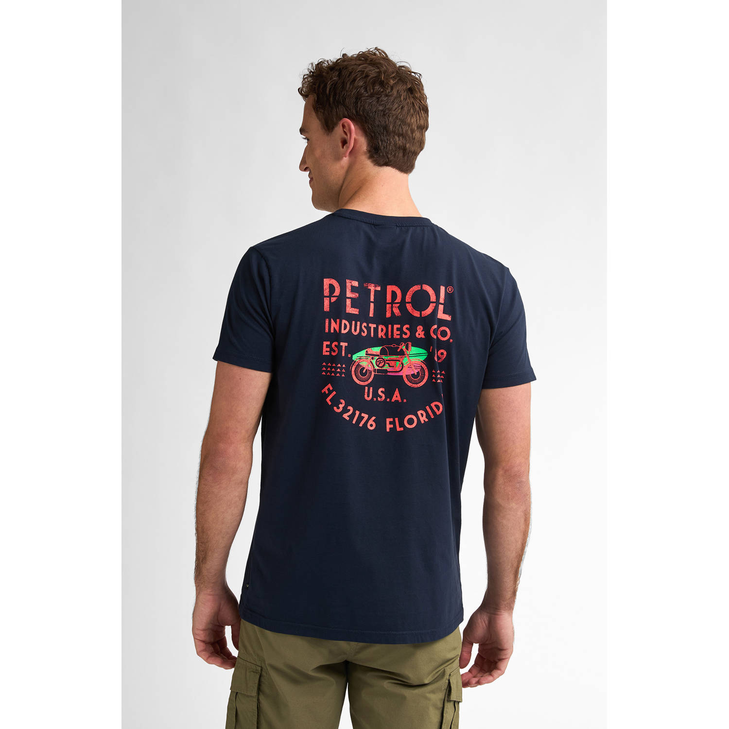 Petrol Industries T-shirt blauw
