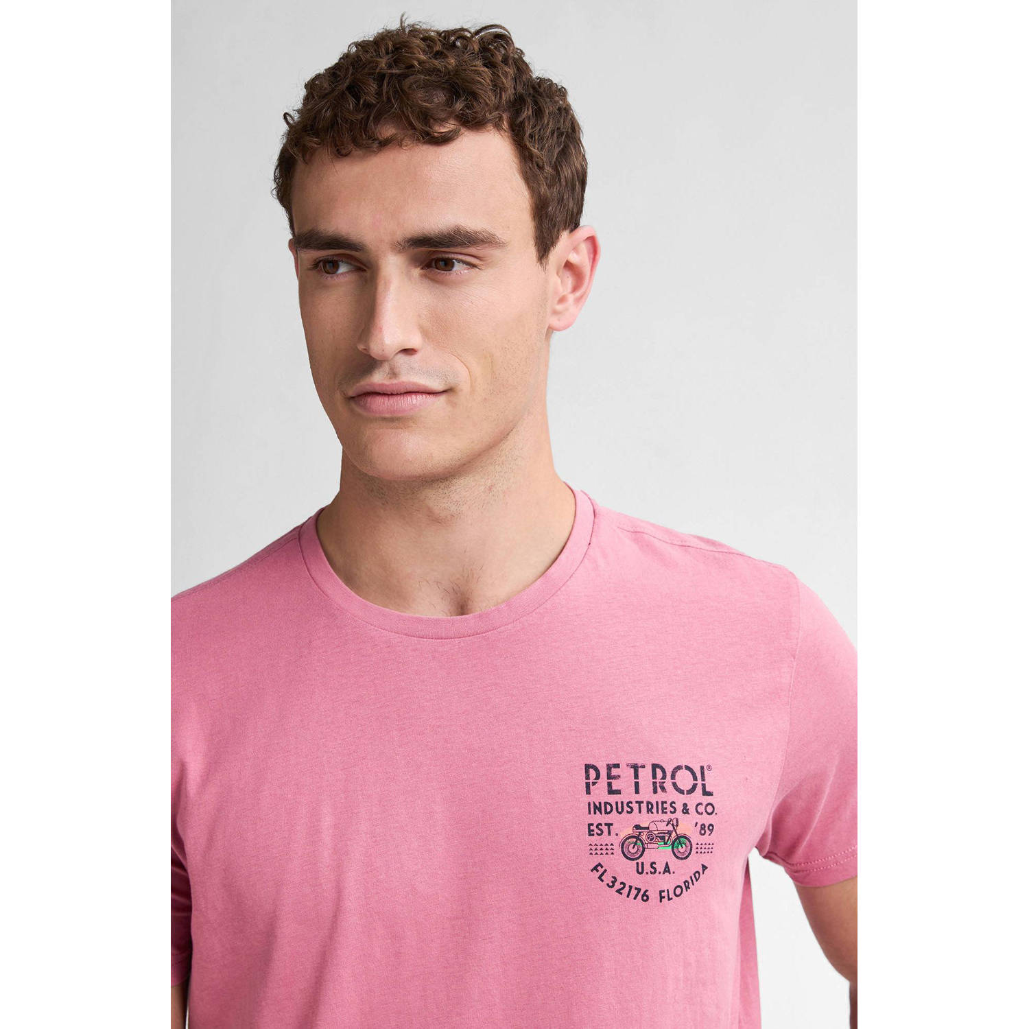 Petrol Industries T-shirt roze