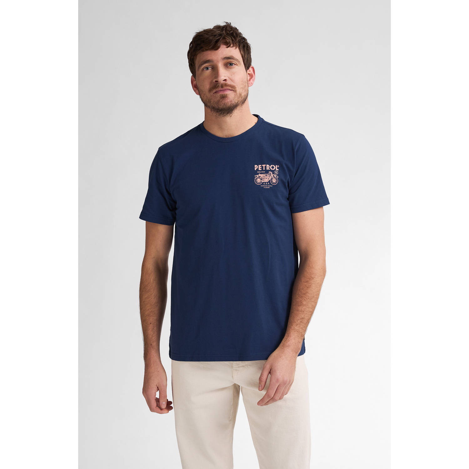 Petrol Industries T-shirt blauw