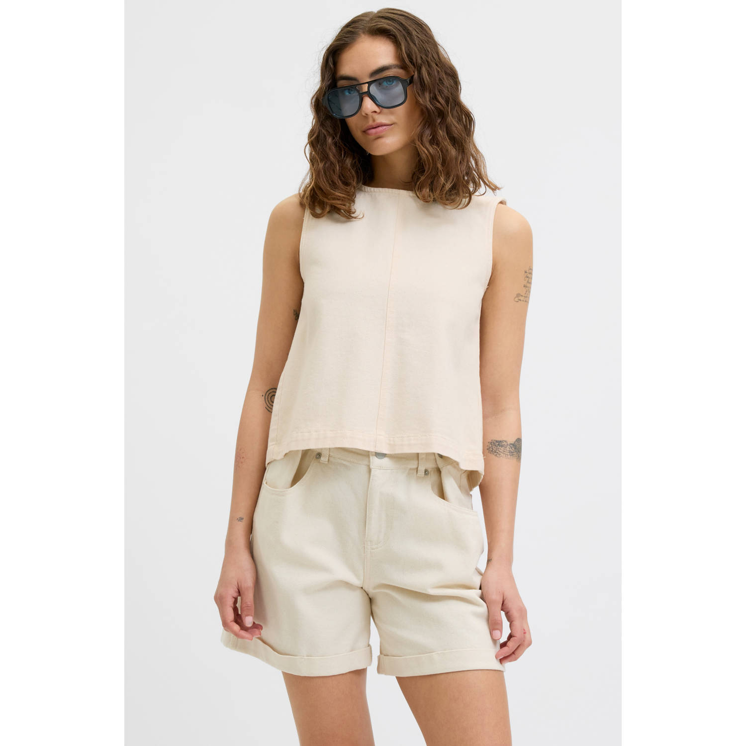 JJXX denim top wit