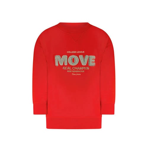 Little Cars sweater rood afbeelding