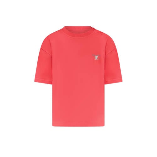 Little Cars T-shirt met backprint rood afbeelding