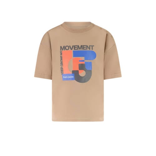 Little Cars T-shirt beige afbeelding