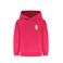 Little Cars hoodie met backprint fuchsia