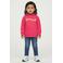 Little Cars hoodie fuchsia
