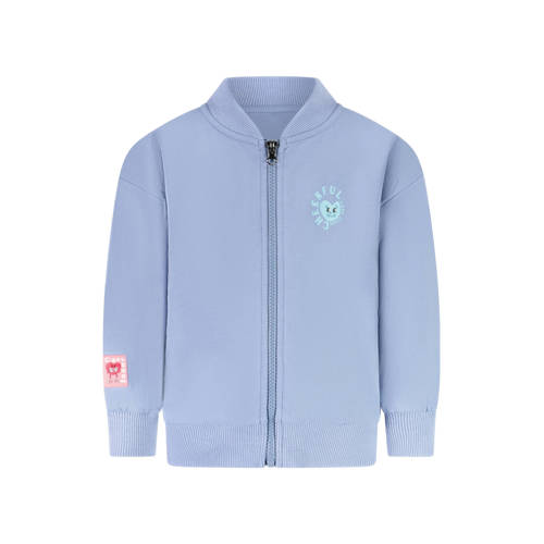 Little Cars sweatvest met backprint lila afbeelding