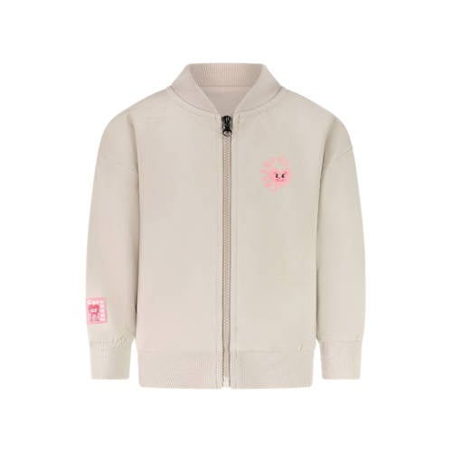 Little Cars sweatvest beige afbeelding