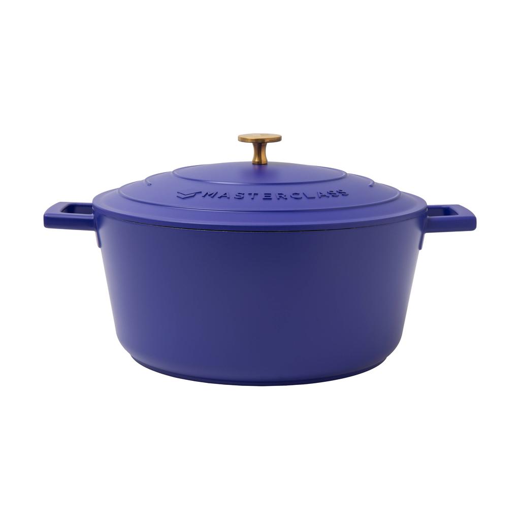 MasterClass gietaluminium braadpan (Ø28 cm) (5L) (lichtgewicht) - blauw