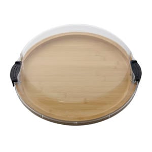 Build-a-Board bamboe borrelplank to go met kunststof deksel