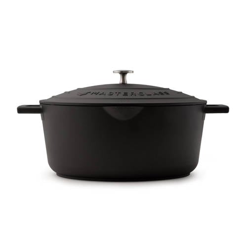 MasterClass ovalen gietaluminium braadpan (Ø40x27,5 cm) (6L) (lichtgewicht) - zwart afbeelding
