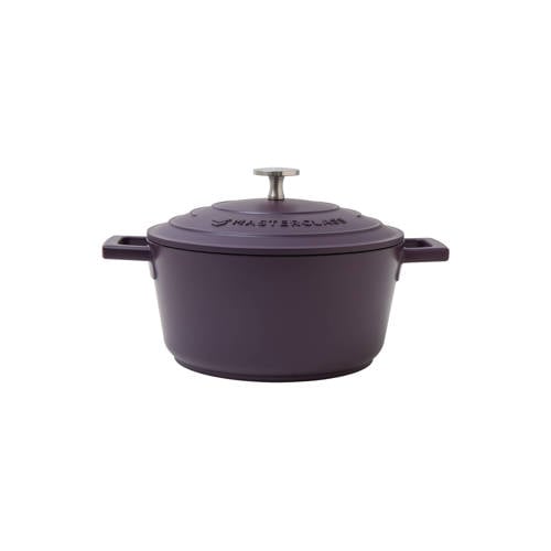MasterClass gietaluminium braadpan (Ø20 cm) (2,5L) (lichtgewicht) - paars afbeelding