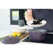 thumbnail: MasterClass gietaluminium braadpan (Ø24 cm) (4L) (lichtgewicht) - paars