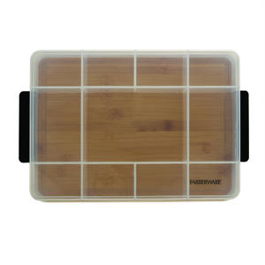 snackbox groot met bamboe deksel