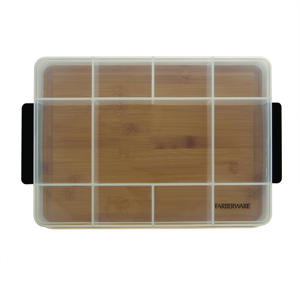 snackbox groot met bamboe deksel