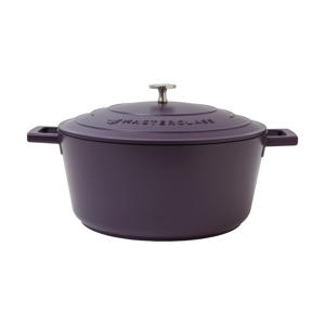 gietaluminium braadpan (Ø28 cm) (5L) (lichtgewicht) - paars