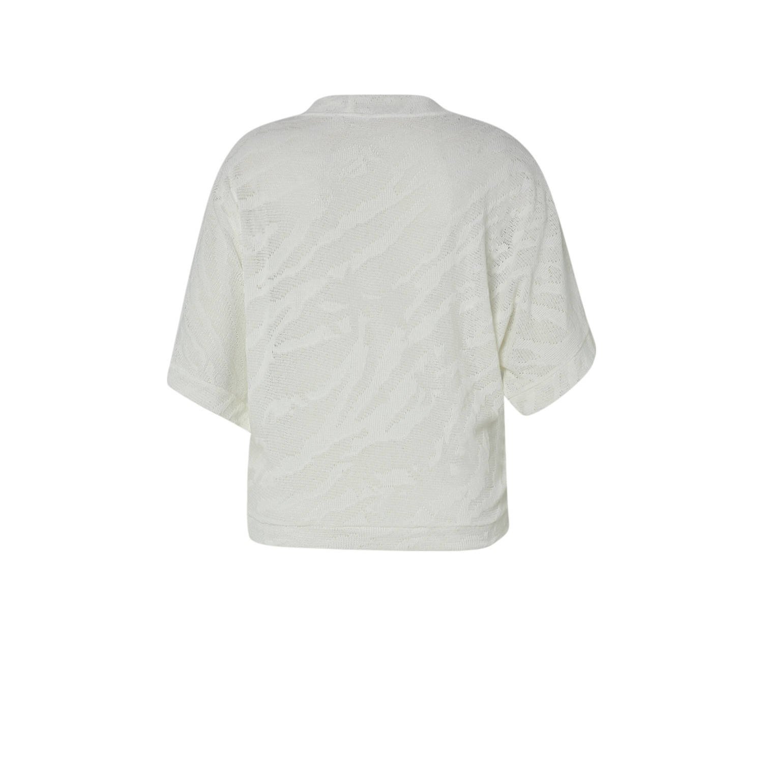 Paprika gebreid vest ecru