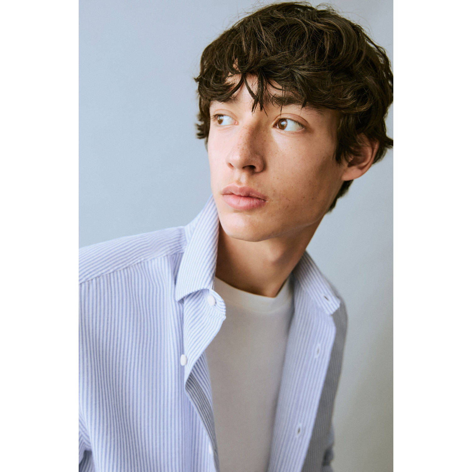 MANGO TEEN overhemd blauw