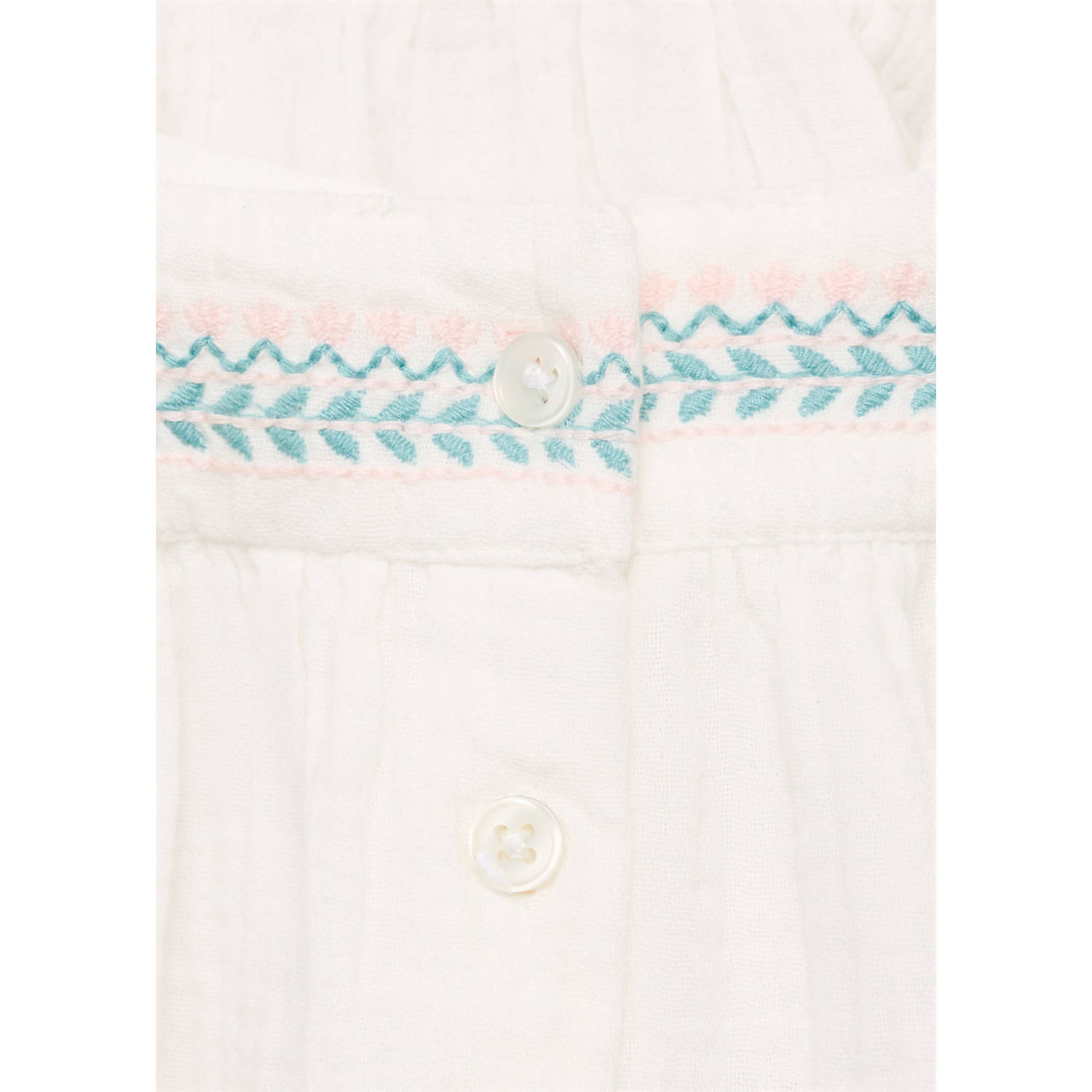 Mango Kids mouwloze top wit