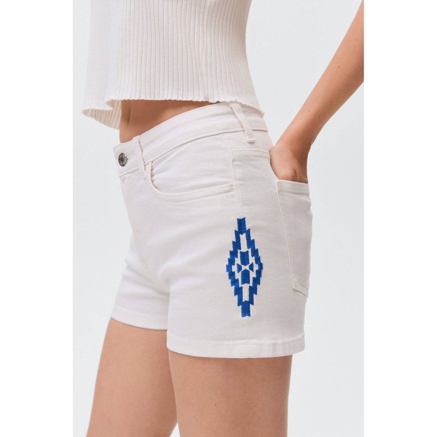 MANGO TEEN denim short wit